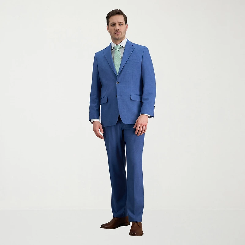 Haggar JMH Premium Stretch Mens Classic Fit Flat Front Suit Pant