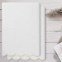 Linum Home Textiles Adornia Scallop 2-pc. Quick Dry Bath Towel Set