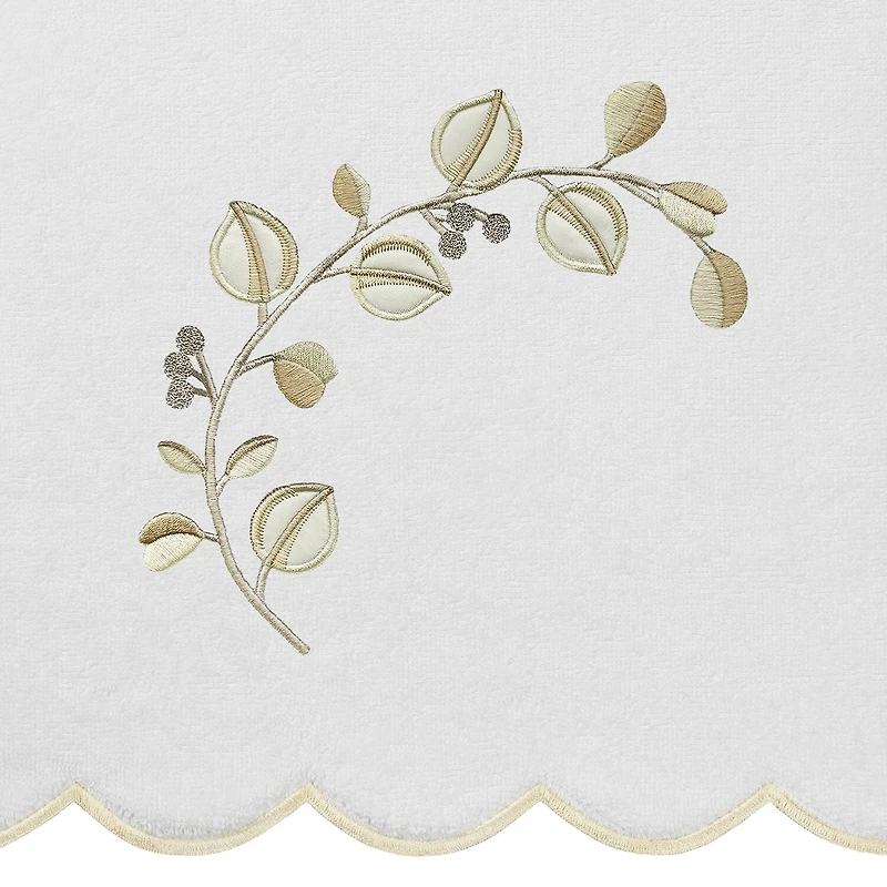 Linum Home Textiles Wild Branch Scallop -pc. Quick Dry Bath Towel Set