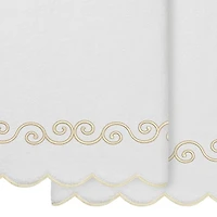 Linum Home Textiles Symmetra Scallop -pc. Quick Dry Bath Towel Set