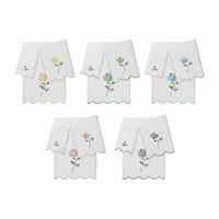 Linum Home Textiles Hydea Scallop -pc. Quick Dry Bath Towel Set