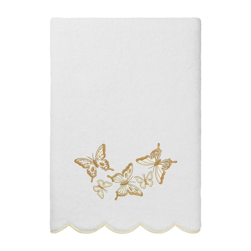 Linum Home Textiles Britney Scallop 3-pc. Quick Dry Bath Towel Set