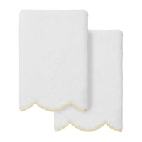 Linum Home Textiles Adornia Scallop -pc. Fingertip Towel