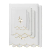 Linum Home Textiles Whitney Scallop 6-pc. Quick Dry Bath Towel Set