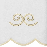 Linum Home Textiles Symmetra Scallop 3-pc. Quick Dry Bath Towel Set