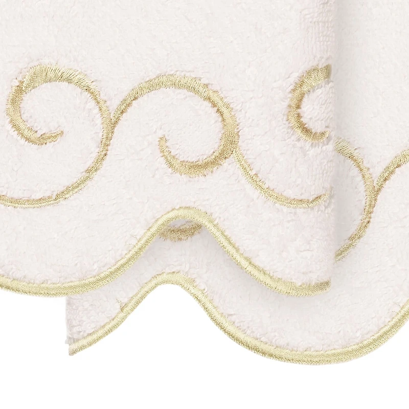 Linum Home Textiles Simplicity Scallop 2-pc. Hand Towel
