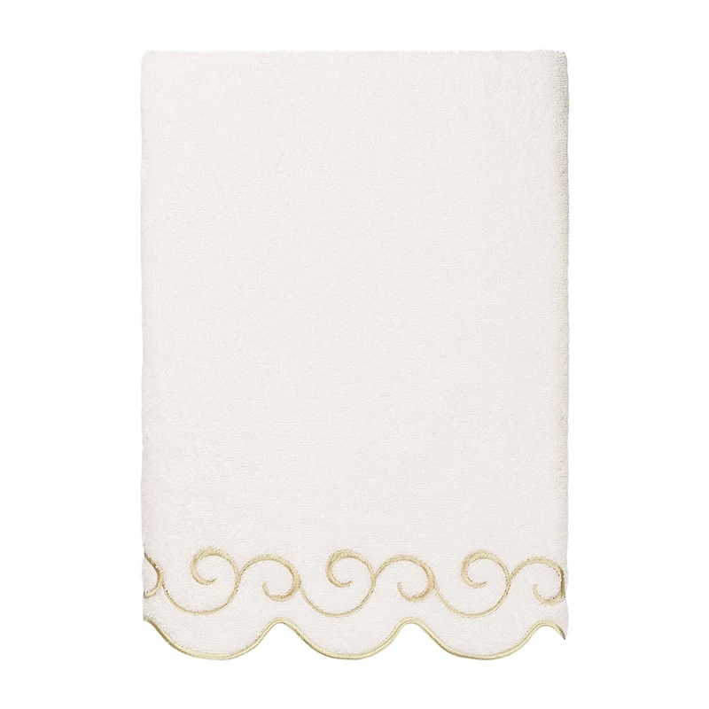 Linum Home Textiles Simplicity Scallop 3-pc. Quick Dry Bath Towel Set