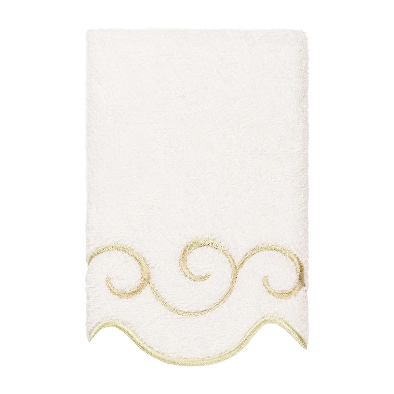 Linum Home Textiles Simplicity Scallop 3-pc. Quick Dry Bath Towel Set
