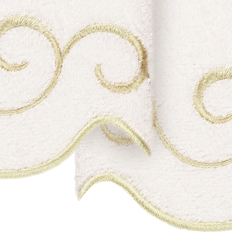 Linum Home Textiles Simplicity Scallop 2-pc. Fingertip Towel