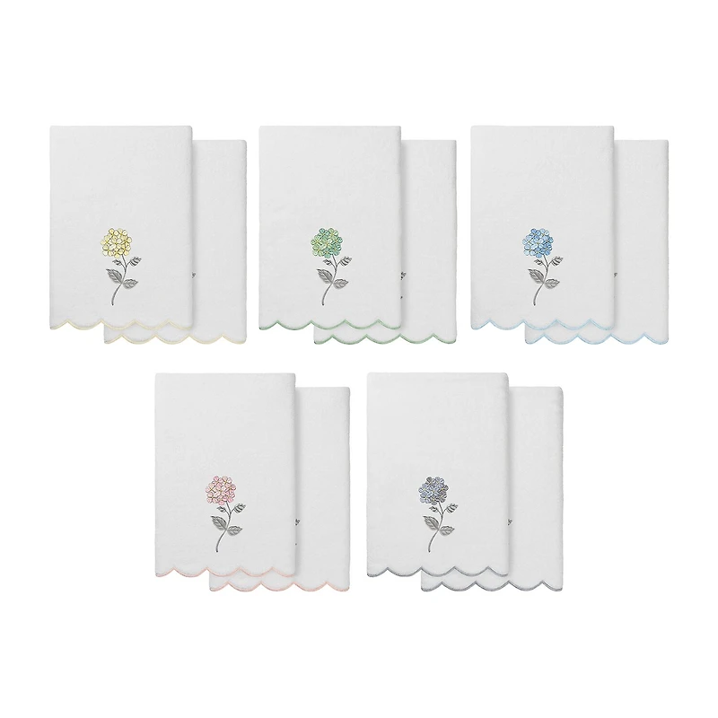 Linum Home Textiles Hydea Scallop -pc. Quick Dry Bath Towel Set