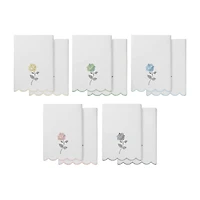 Linum Home Textiles Hydea Scallop -pc. Quick Dry Bath Towel Set