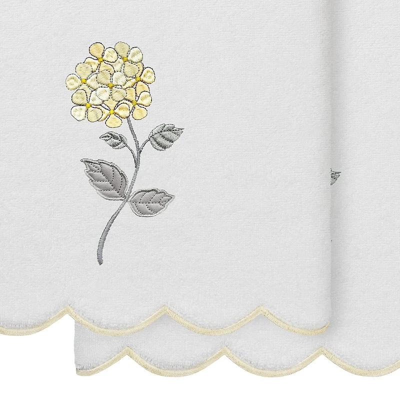 Linum Home Textiles Hydea Scallop -pc. Quick Dry Bath Towel Set
