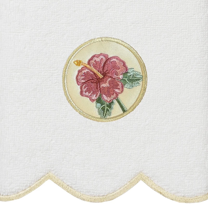 Linum Home Textiles Maui Scallop 3-pc. Quick Dry Bath Towel Set