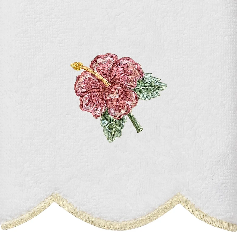 Linum Home Textiles Maui Scallop 3-pc. Quick Dry Bath Towel Set
