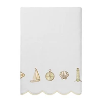 Linum Home Textiles Sea Joy Scallop -pc. Quick Dry Bath Towel Set