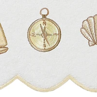 Linum Home Textiles Sea Joy Scallop -pc. Quick Dry Bath Towel Set