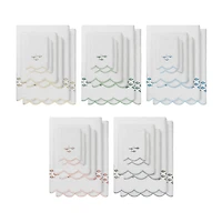Linum Home Textiles Fish School Scallop 6-pc. Quick Dry Bath Towel Set