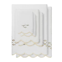 Linum Home Textiles Fish School Scallop 6-pc. Quick Dry Bath Towel Set