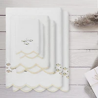 Linum Home Textiles Fish School Scallop 6-pc. Quick Dry Bath Towel Set