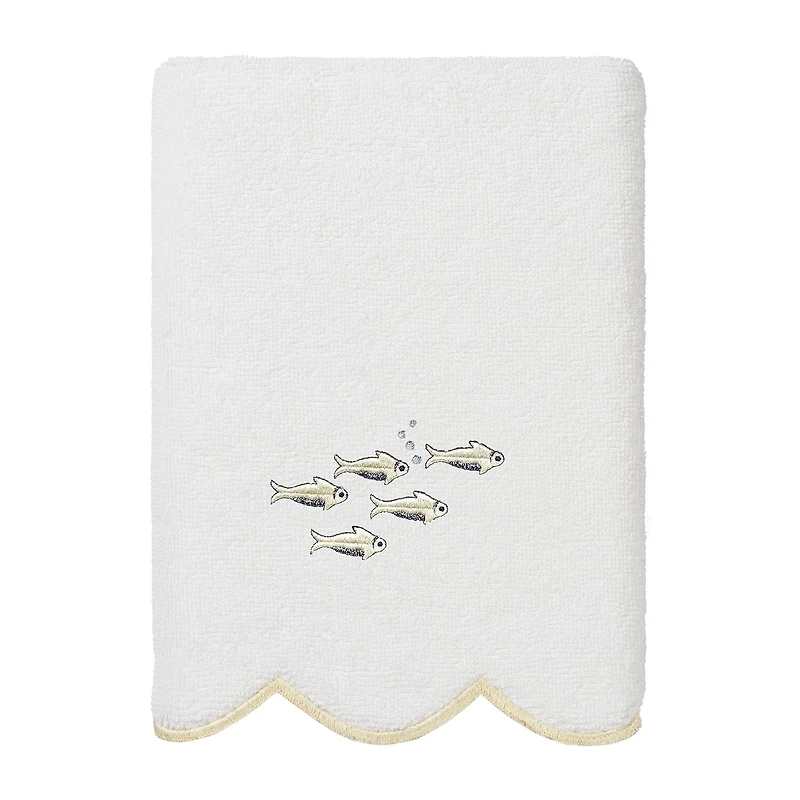 Linum Home Textiles Fish School Scallop 6-pc. Quick Dry Bath Towel Set