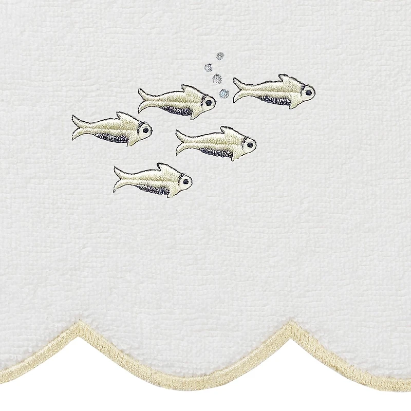Linum Home Textiles Fish School Scallop 6-pc. Quick Dry Bath Towel Set