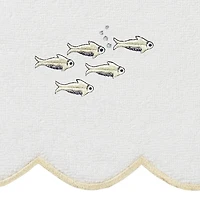 Linum Home Textiles Fish School Scallop 6-pc. Quick Dry Bath Towel Set