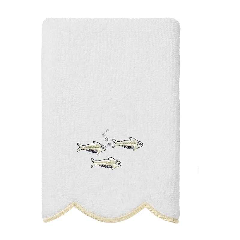 Linum Home Textiles Fish School Scallop 6-pc. Quick Dry Bath Towel Set