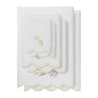 Linum Home Textiles Fern Toss Scallop -pc. Quick Dry Bath Towel Set