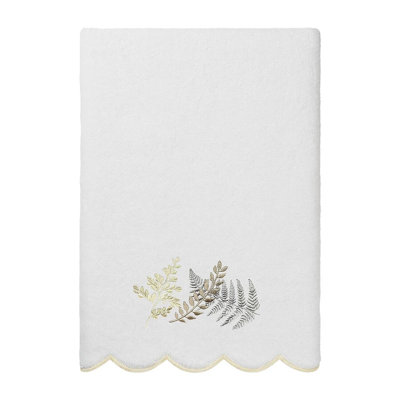 Linum Home Textiles Fern Toss Scallop -pc. Quick Dry Bath Towel Set