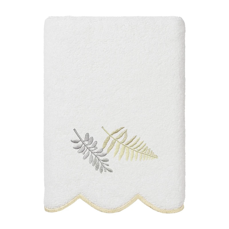 Linum Home Textiles Fern Toss Scallop -pc. Quick Dry Bath Towel Set