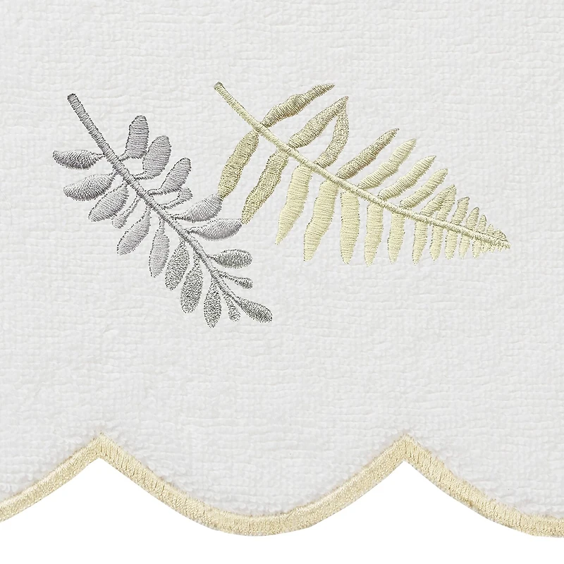 Linum Home Textiles Fern Toss Scallop -pc. Quick Dry Bath Towel Set