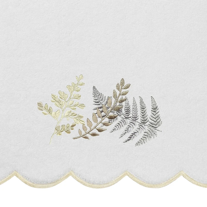 Linum Home Textiles Fern Toss Scallop -pc. Quick Dry Bath Towel Set
