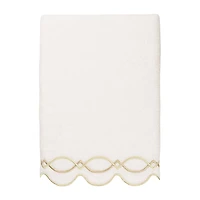 Linum Home Textiles Diamond Chain Scallop 3-pc. Quick Dry Bath Towel Set