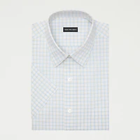 Van Heusen Big And Tall Easy Care Poplin Mens Regular Fit Short Sleeve Dress Shirt