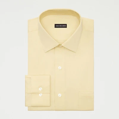 Van Heusen Ultra Flex Big and Tall Mens Regular Fit Stretch Fabric Wrinkle Free Long Sleeve Dress Shirt