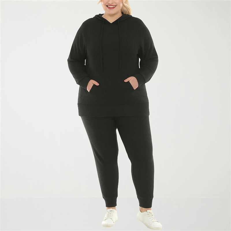 White Mark 2-pc. Pant Set-Plus
