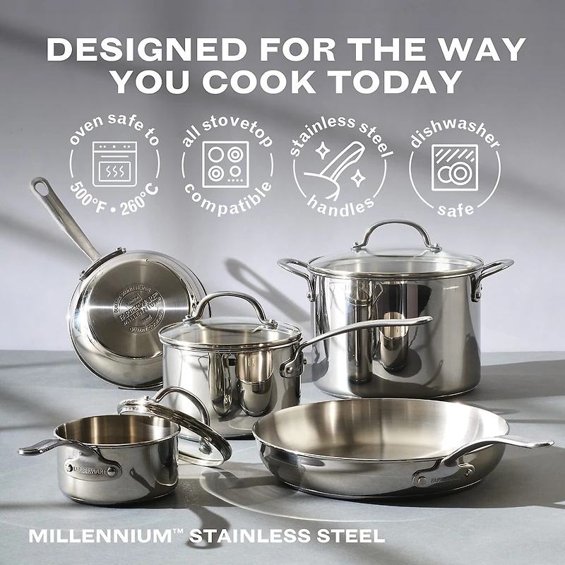 Farberware Millennium Stainless Steel 3-qt. Sauce Pan