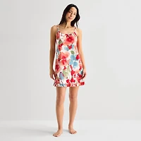 Ambrielle Womens Sleeveless Crew Neck Chemise