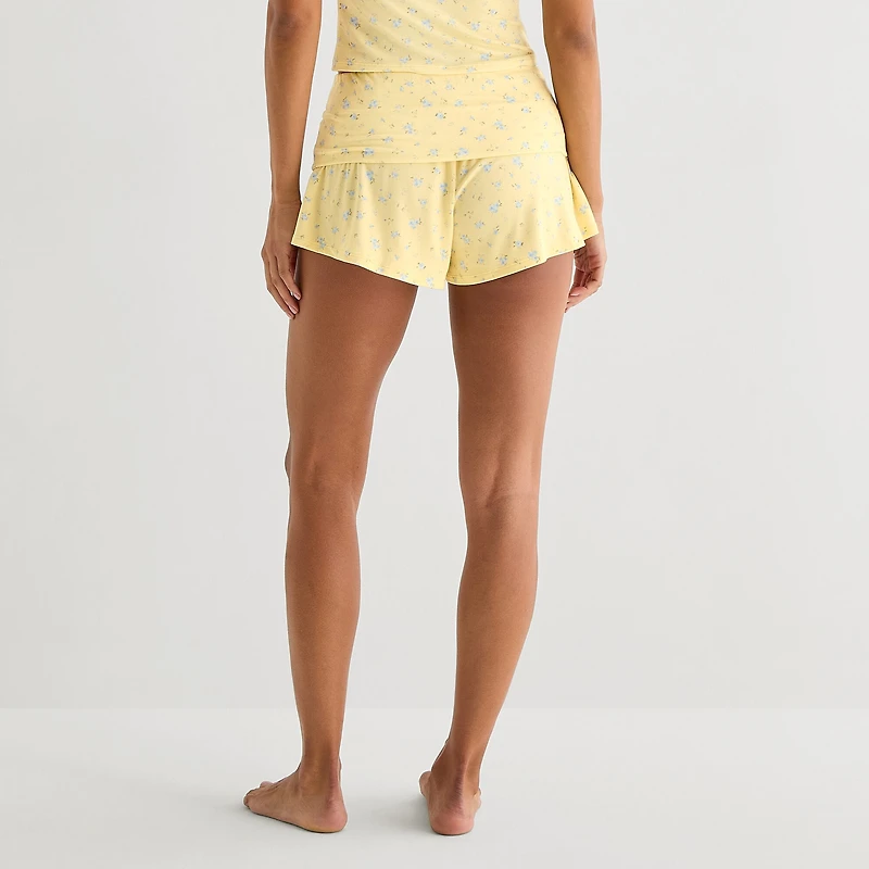 Arizona Cloud Kissed Womens Juniors Pajama Shorts