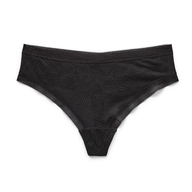 Ambrielle Smooth Lace Thong Panty