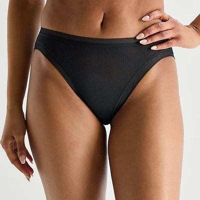 Ambrielle Smooth Lace Hicut Panty