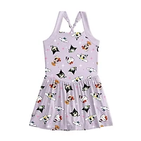 Little & Big Kid Girls Sleeveless Hello Kitty Powerpuff A-Line Dress