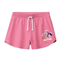 Little & Big Kid Girls Fleece KPOP Demon Hunters Pull-On Short