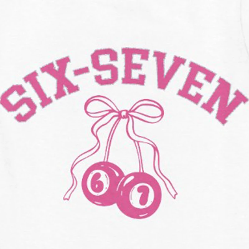 Six Seven 67 Little & Big Kid Girls Crew Neck Short Sleeve Regular Fit Graphic T-Shirt