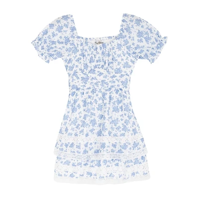 Rare Editions Big Kid Girls Short Sleeve A-Line Dress