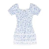 Rare Editions Big Kid Girls Short Sleeve A-Line Dress
