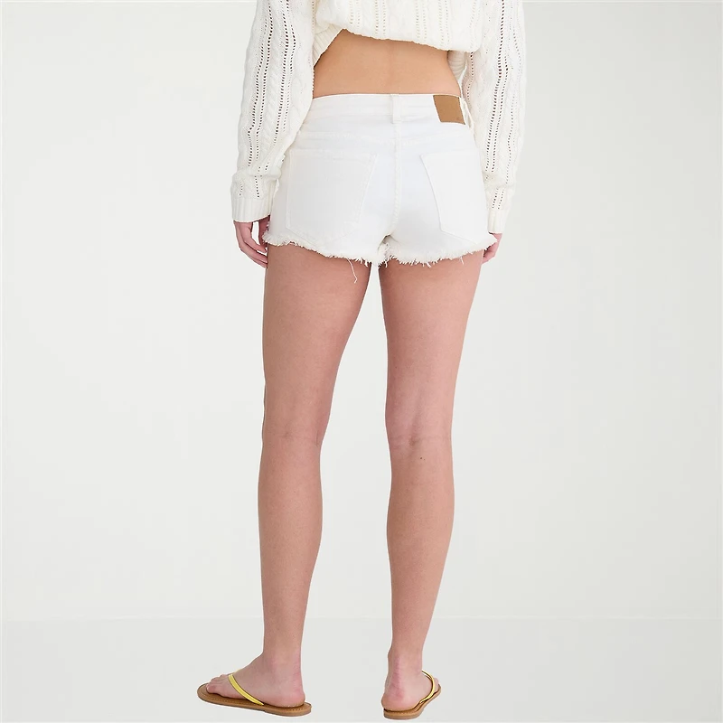 AEROPOSTALE Womens 2 1/2" Low Rise Juniors Micro Denim Short