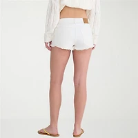 AEROPOSTALE Womens 2 1/2" Low Rise Juniors Micro Denim Short