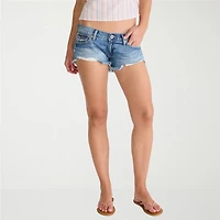 AEROPOSTALE Womens 2 1/2" Low Rise Juniors Denim Short