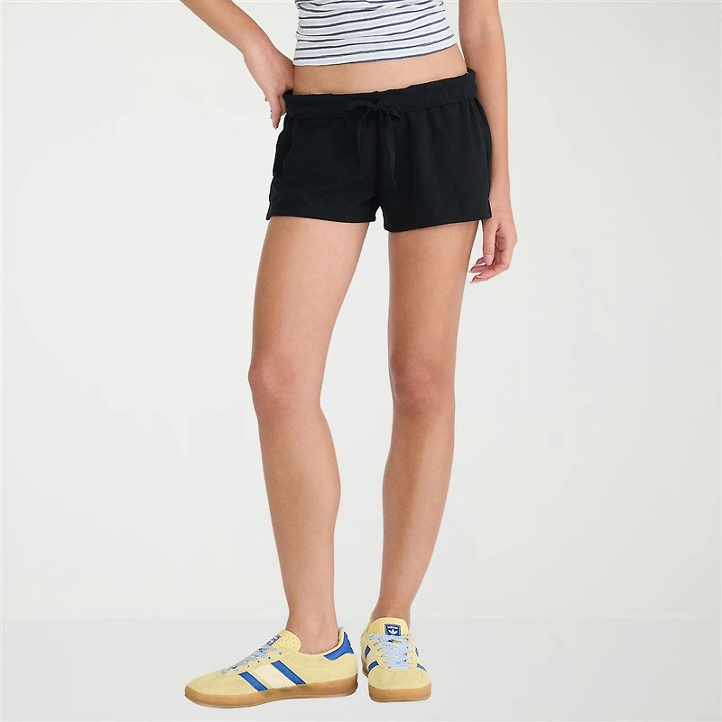 AEROPOSTALE Womens Mid Rise Juniors Pull-On Short